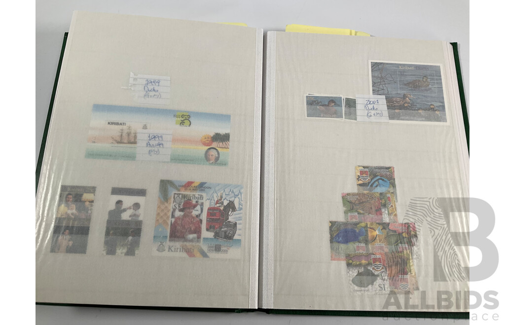 Album of Vintage Gilbert & Ellice Islands, Gilbert Islands, Kiribati Mint Stamps, Blocks, Mini Sheets, Sets