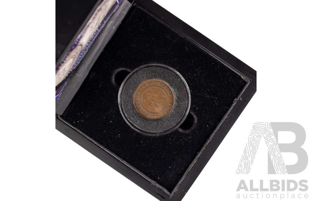 Australian 1923 KGV Half Penny