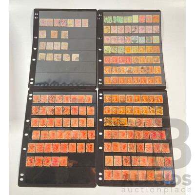 Collection of Australian Predecimal Victorian QV Stamps