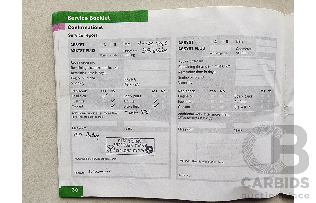 3/2003 Mercedes-Benz E320 Avantgarde 211 4d Sedan Silver 3.2L