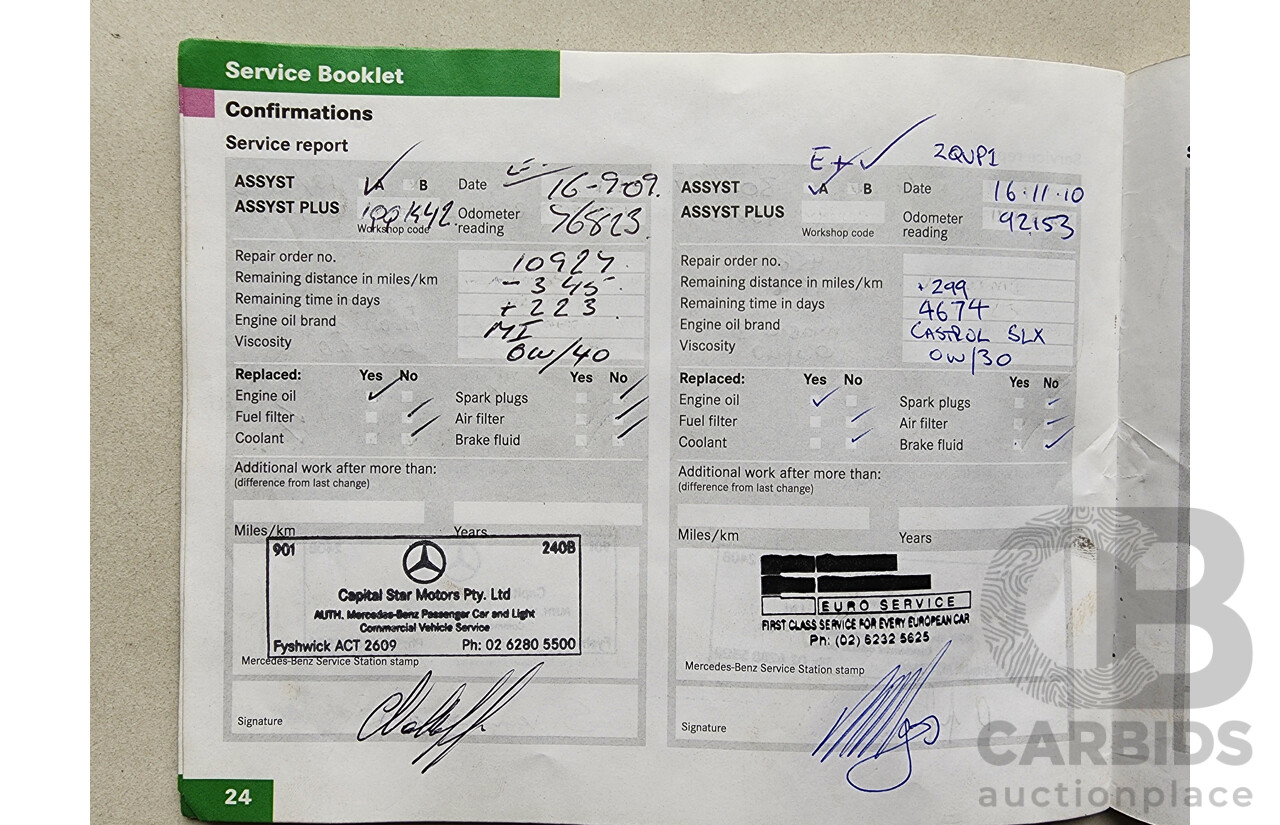 3/2003 Mercedes-Benz E320 Avantgarde 211 4d Sedan Silver 3.2L