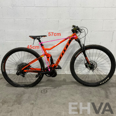 Scott Spark Mountain Bike with BAFANG Mid-drive Motor Accessory