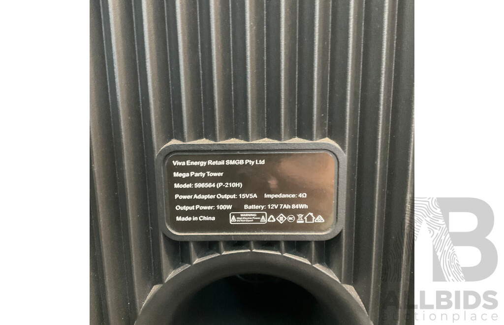 X ECHO Mega Party Tower (P-210H) Speaker