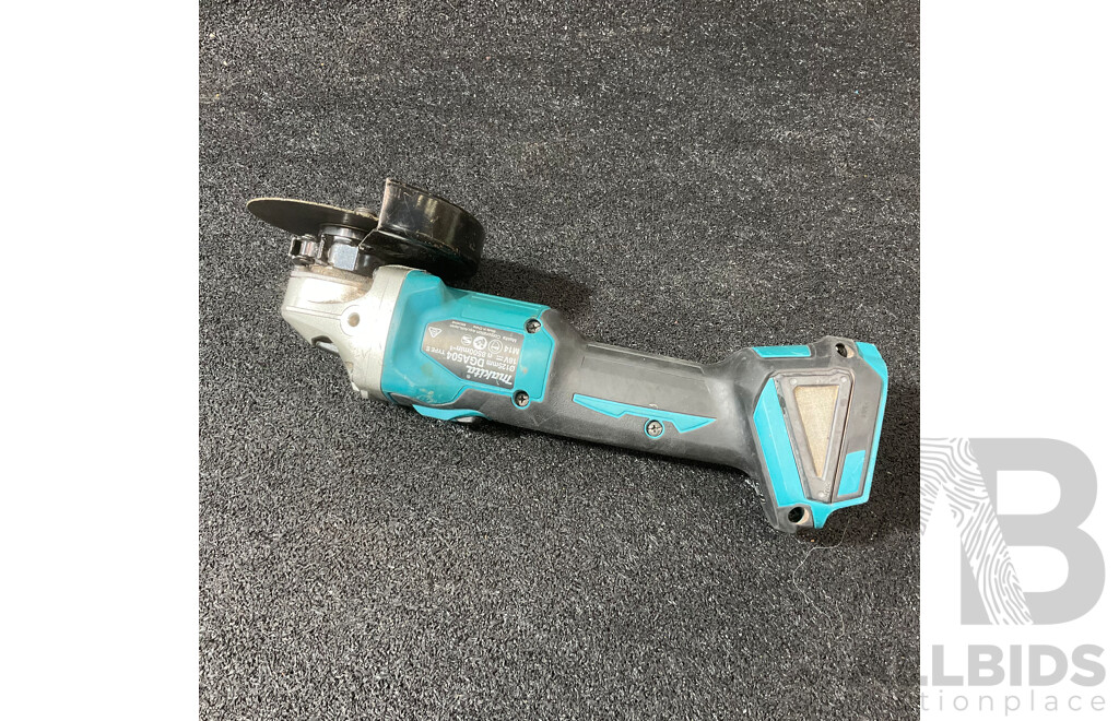 MAKITA 18V Brushless Angle Grinder (DGA504) - Skin Only