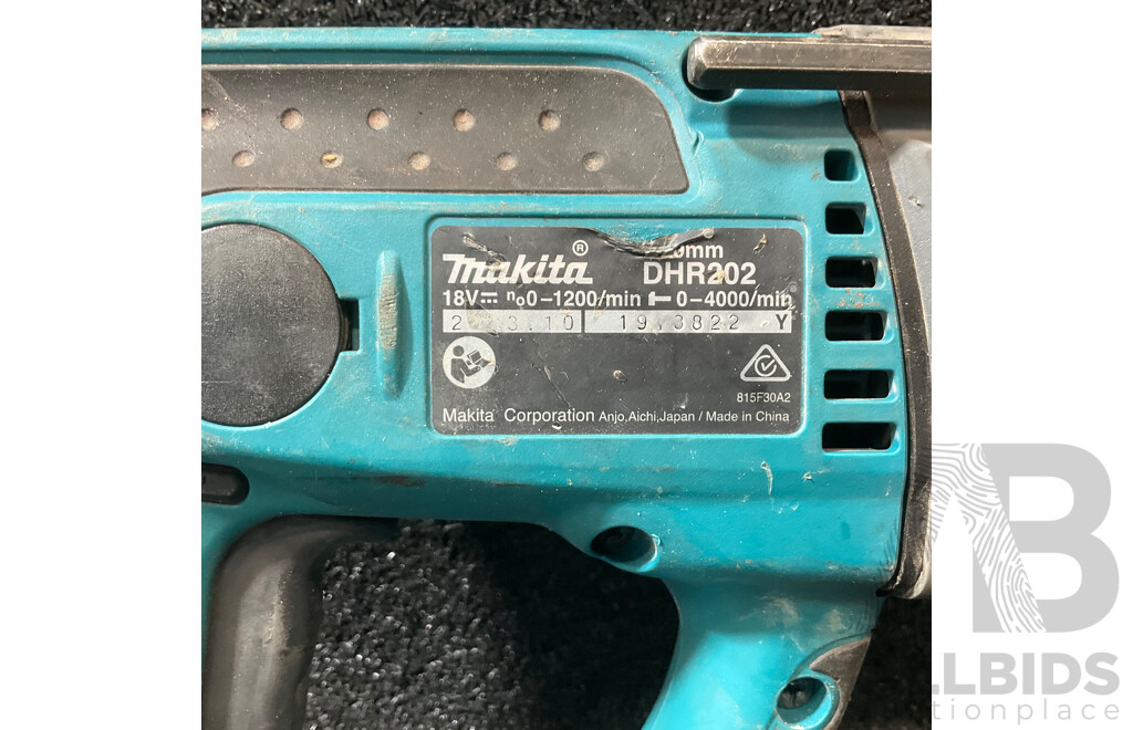 MAKITA 18V LXT Rotary Hammer (DHR202) - Skin Only