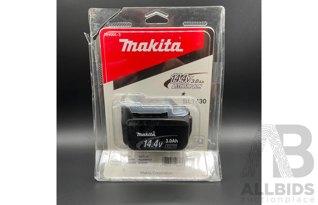 MAKITA 14.4V 3.0Ah Lithium-Ion Battery
