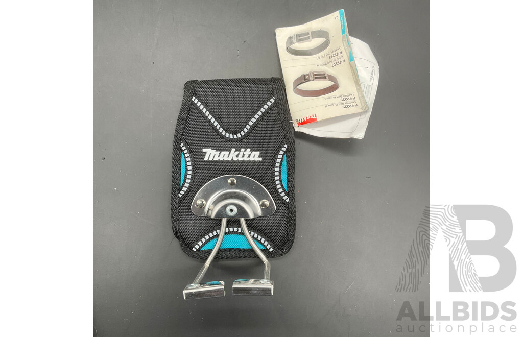 MAKITA Tool Storage Accessories and Drill Bit Sets - Lot of 6