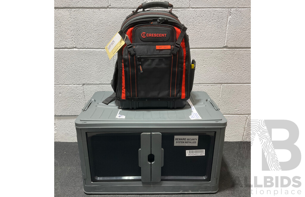 CRESCENT Electrician Apprentice Bag with Assorted Tools and Storage Box