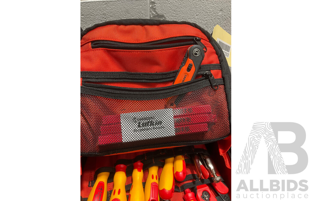 CRESCENT Electrician Apprentice Bag with Assorted Tools and Storage Box