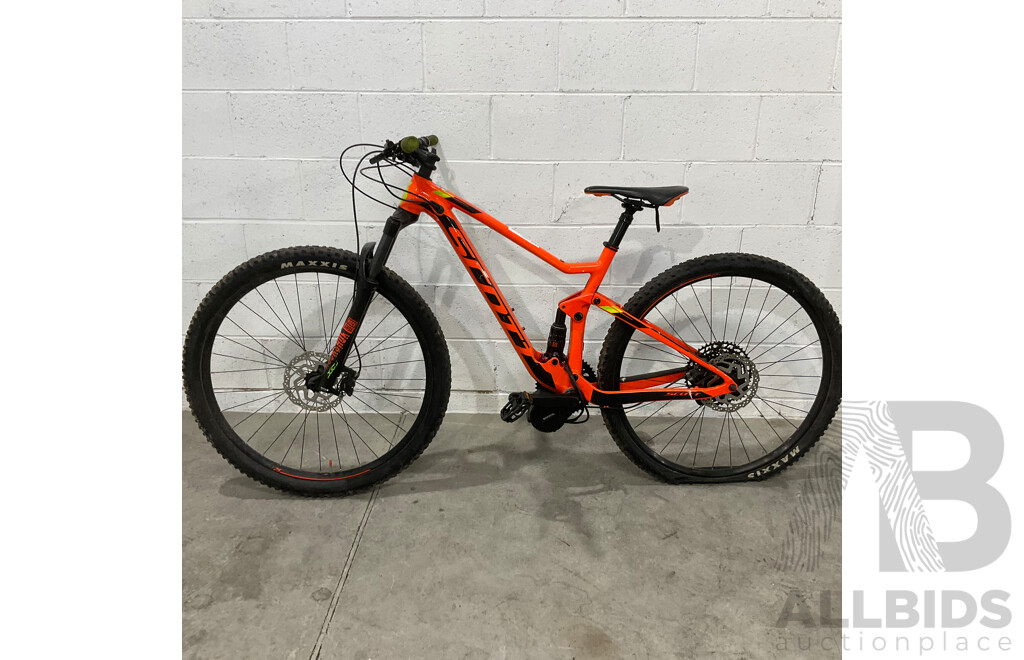 Scott Spark Mountain Bike with BAFANG Mid-drive Motor Accessory