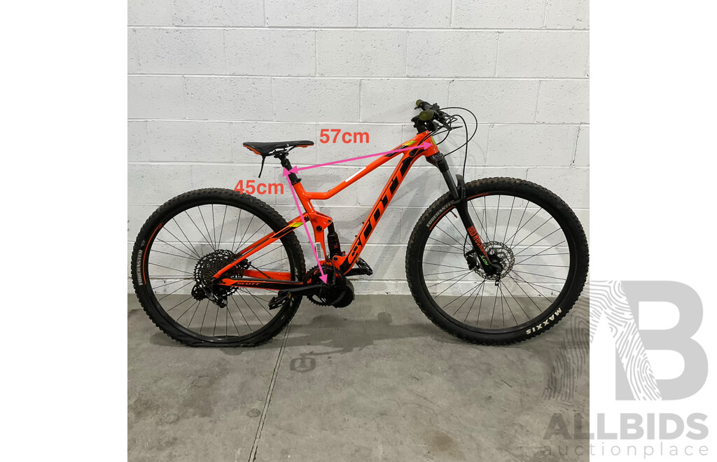 Scott Spark Mountain Bike with BAFANG Mid-drive Motor Accessory