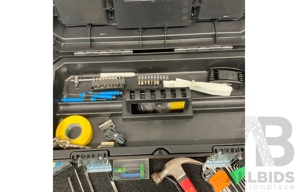 TacTix Storage Box with Assorted Hand Tools