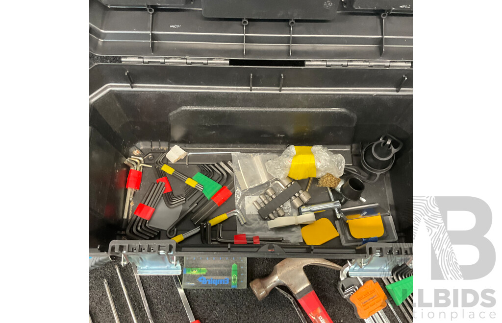 TacTix Storage Box with Assorted Hand Tools