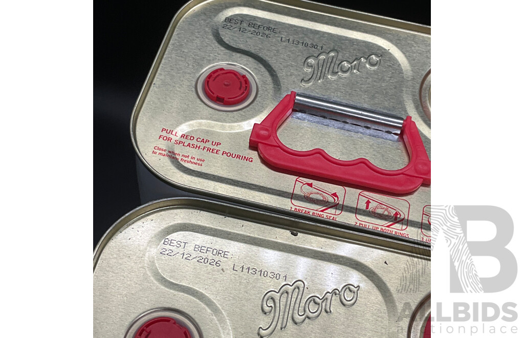 MORO Primerg Extra Virgin Olive Oil 4L - Lot of 2