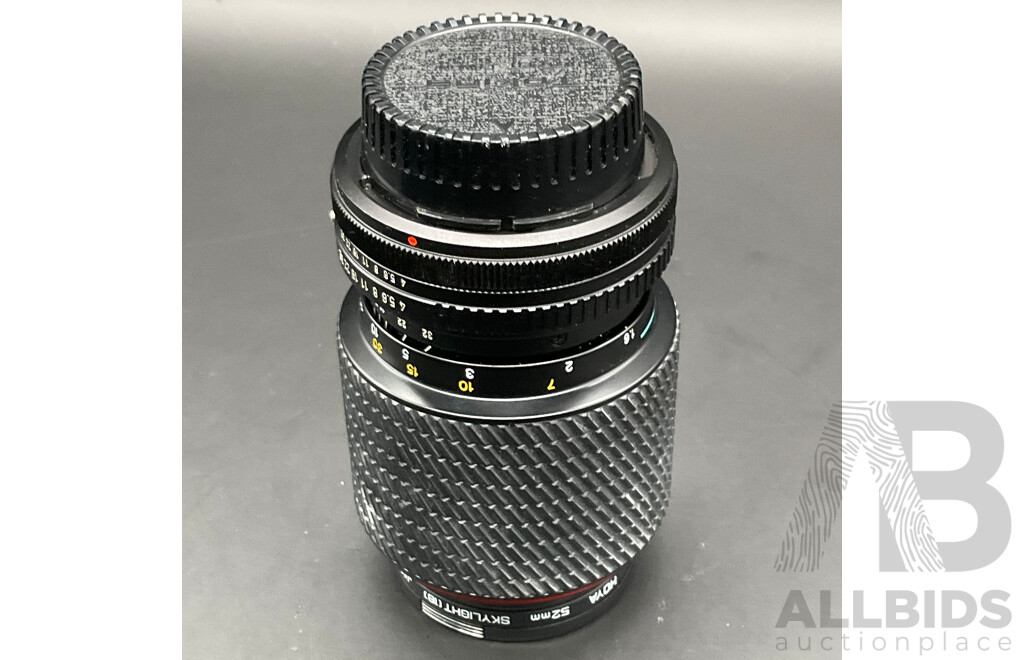 CANON T50 Film Camera with 35-70mm Lens and Cover and TOKINA SD 70-210mm Lens