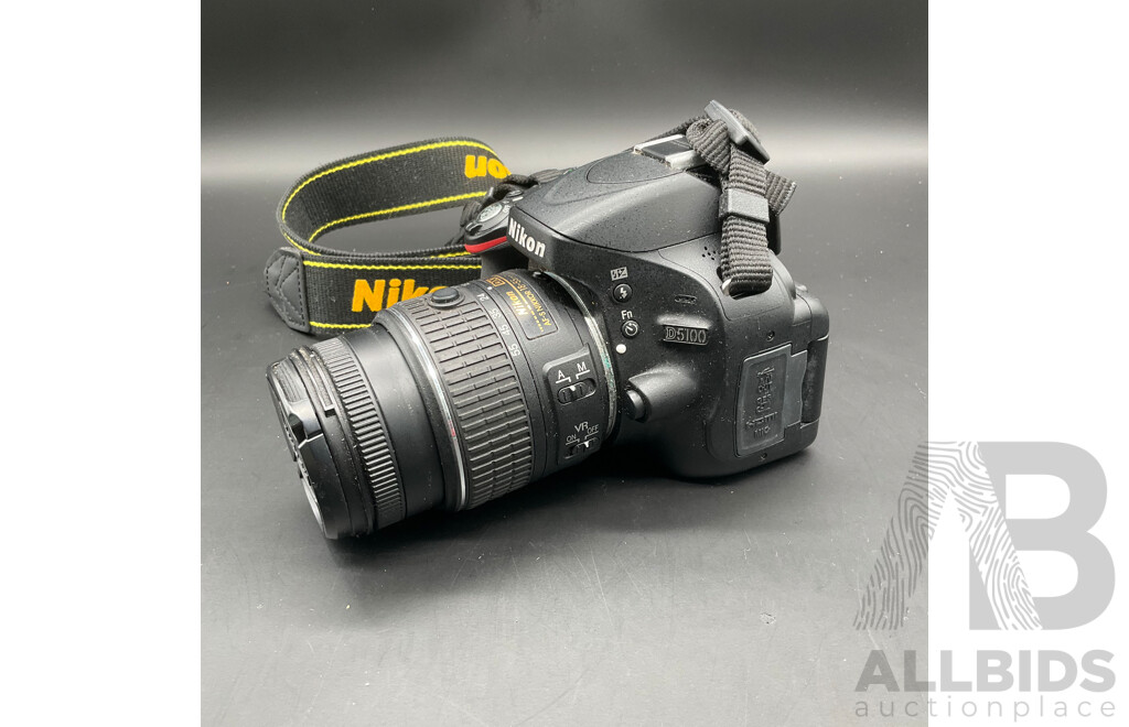 NIKON D5100 Digital SLR Camera with NIKON AF-S DX 18-55mm Lens and NIKON AF 28-105mm Macro Lens