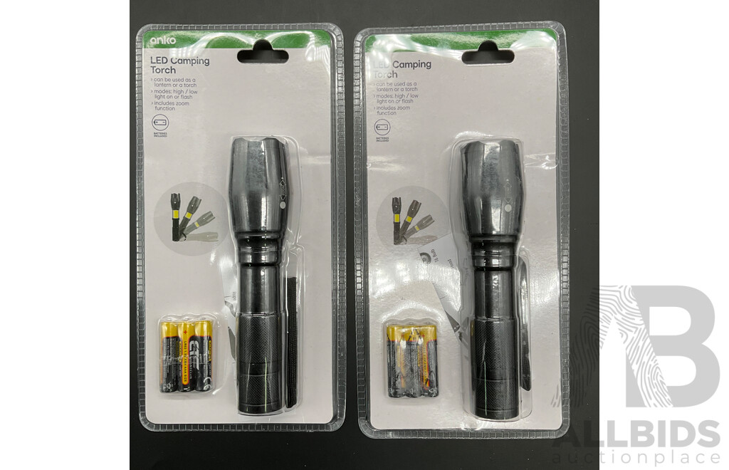 MILWAUKEE Dual Rapid Charger, Top Gas and Led Torch (2x) - Lot of 4