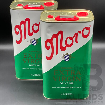 MORO Primerg Extra Virgin Olive Oil 4L - Lot of 2