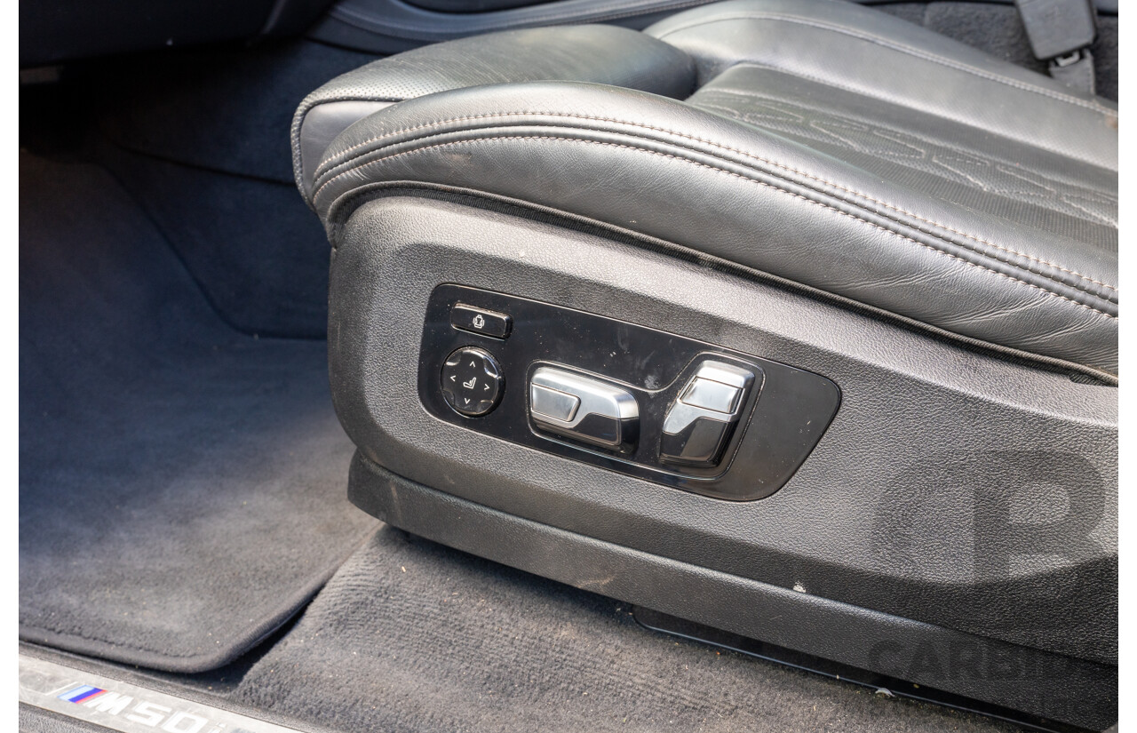 08/2020 BMW X7 M50i (AWD) G07 4d Wagon Phytonic Blue Metallic Twin Turbo V8 4.4L - 7 Seater