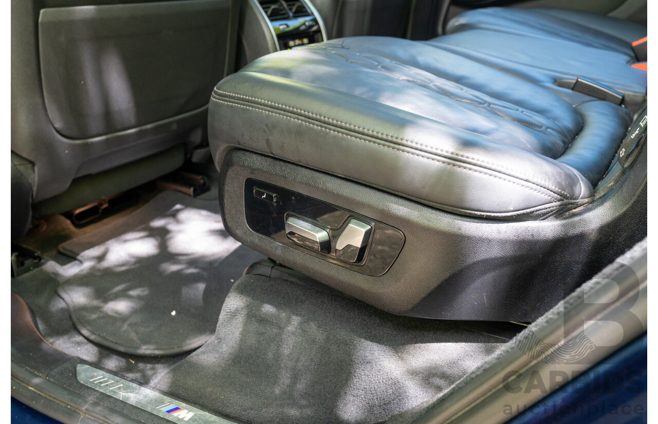 08/2020 BMW X7 M50i (AWD) G07 4d Wagon Phytonic Blue Metallic Twin Turbo V8 4.4L - 7 Seater