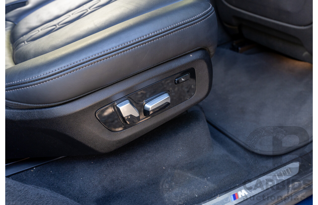 08/2020 BMW X7 M50i (AWD) G07 4d Wagon Phytonic Blue Metallic Twin Turbo V8 4.4L - 7 Seater