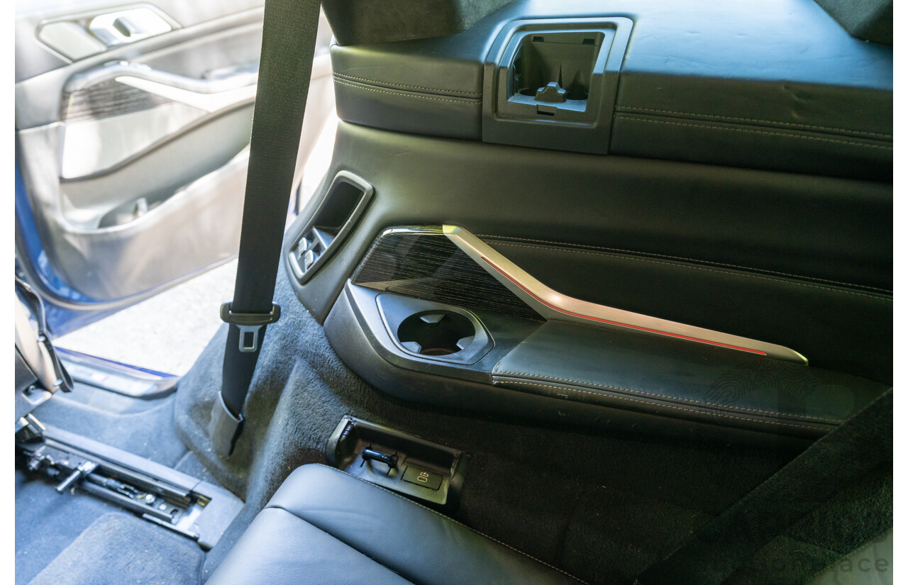 08/2020 BMW X7 M50i (AWD) G07 4d Wagon Phytonic Blue Metallic Twin Turbo V8 4.4L - 7 Seater