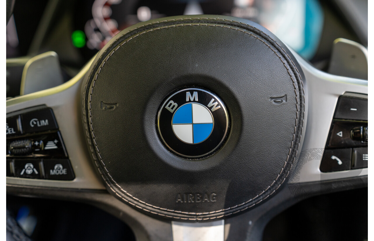 08/2020 BMW X7 M50i (AWD) G07 4d Wagon Phytonic Blue Metallic Twin Turbo V8 4.4L - 7 Seater