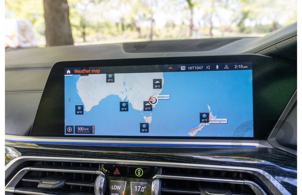 08/2020 BMW X7 M50i (AWD) G07 4d Wagon Phytonic Blue Metallic Twin Turbo V8 4.4L - 7 Seater