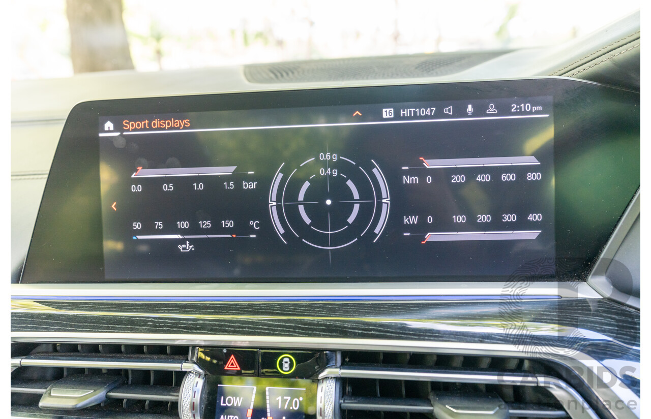 08/2020 BMW X7 M50i (AWD) G07 4d Wagon Phytonic Blue Metallic Twin Turbo V8 4.4L - 7 Seater