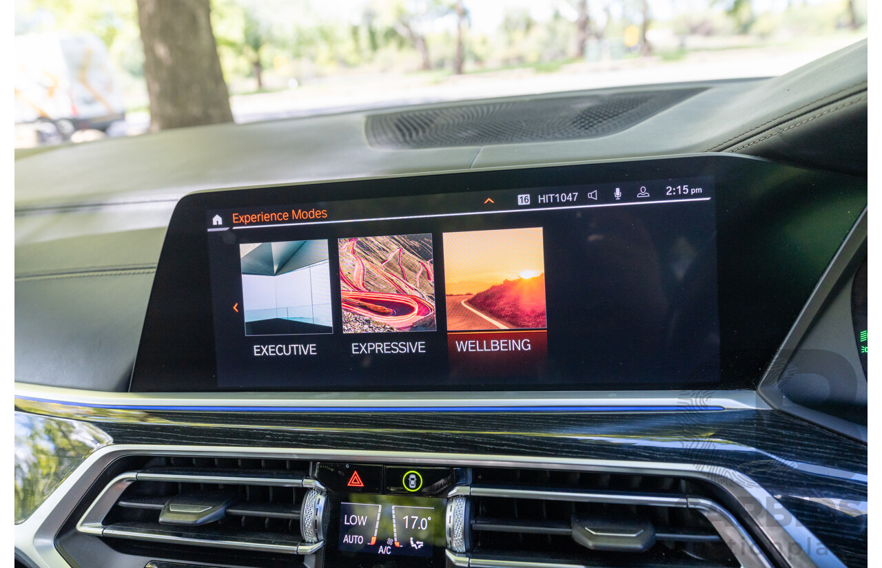 08/2020 BMW X7 M50i (AWD) G07 4d Wagon Phytonic Blue Metallic Twin Turbo V8 4.4L - 7 Seater