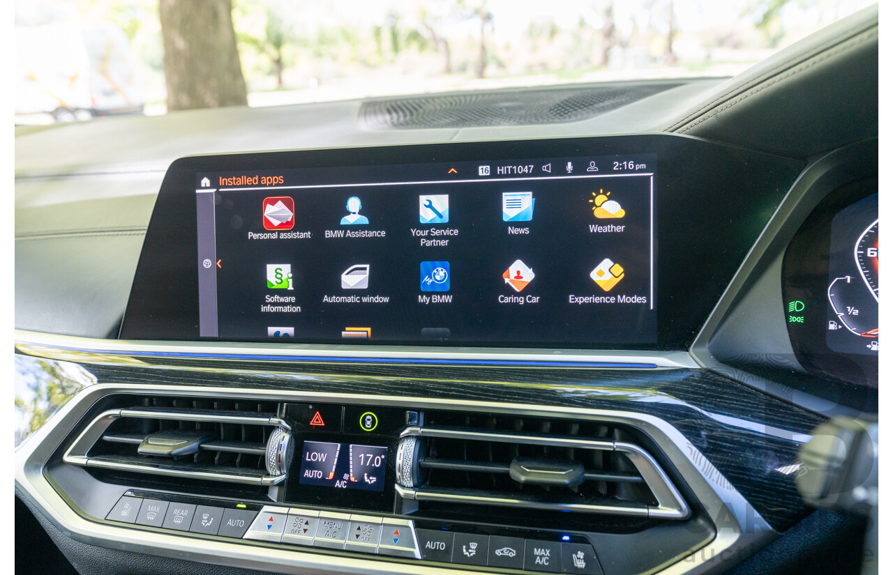 08/2020 BMW X7 M50i (AWD) G07 4d Wagon Phytonic Blue Metallic Twin Turbo V8 4.4L - 7 Seater