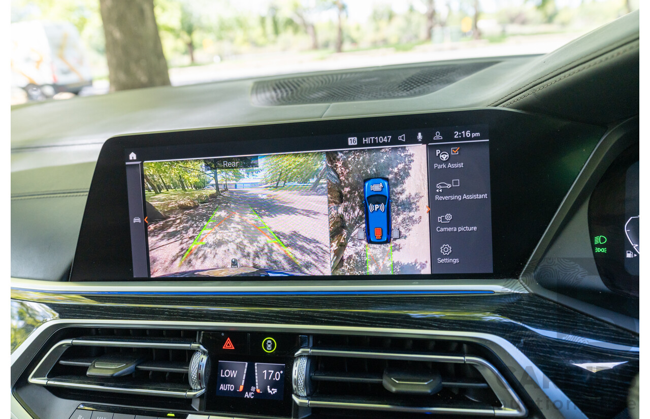 08/2020 BMW X7 M50i (AWD) G07 4d Wagon Phytonic Blue Metallic Twin Turbo V8 4.4L - 7 Seater