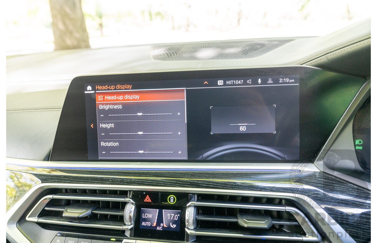 08/2020 BMW X7 M50i (AWD) G07 4d Wagon Phytonic Blue Metallic Twin Turbo V8 4.4L - 7 Seater