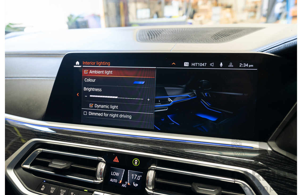 08/2020 BMW X7 M50i (AWD) G07 4d Wagon Phytonic Blue Metallic Twin Turbo V8 4.4L - 7 Seater