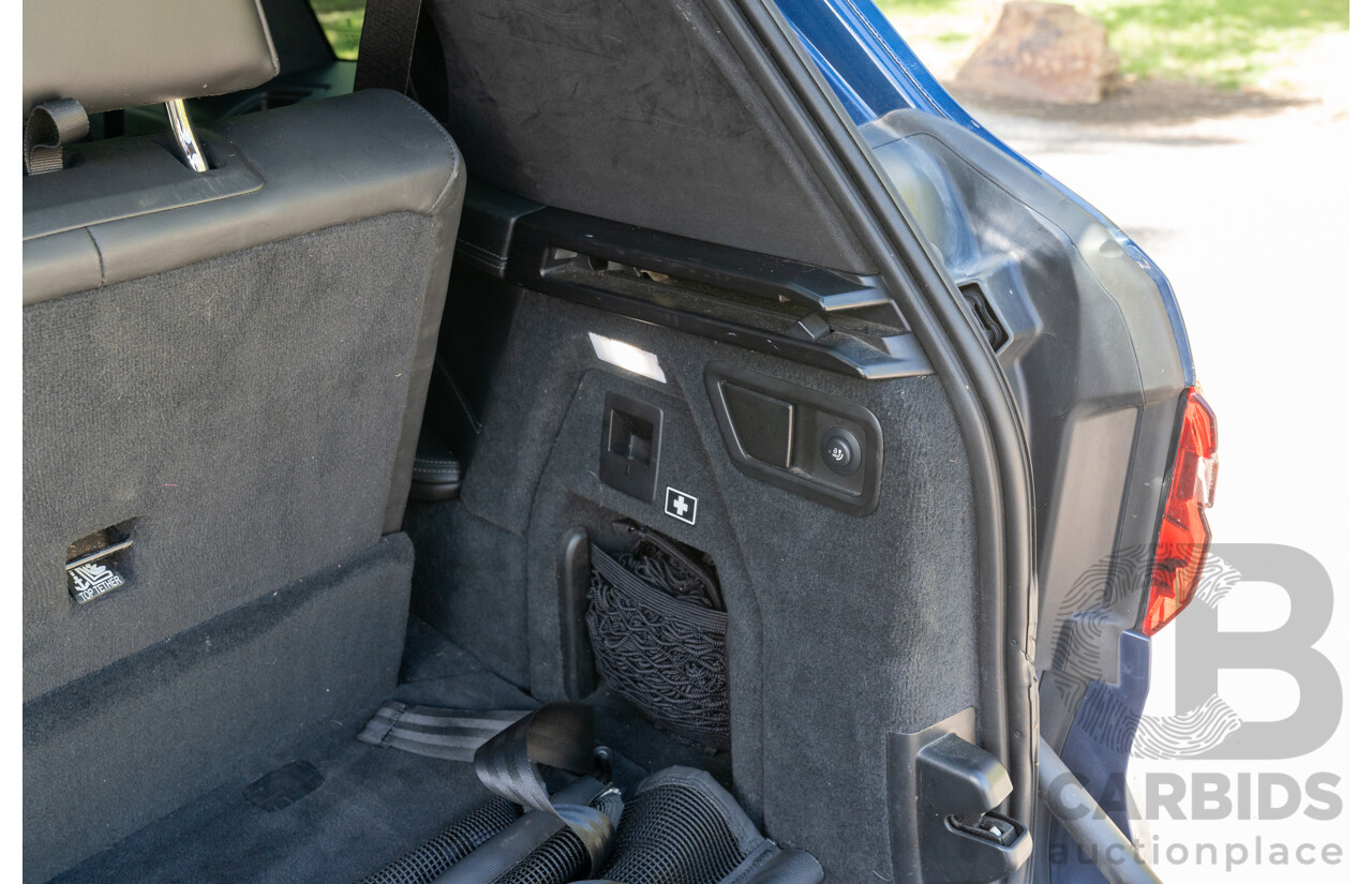 08/2020 BMW X7 M50i (AWD) G07 4d Wagon Phytonic Blue Metallic Twin Turbo V8 4.4L - 7 Seater