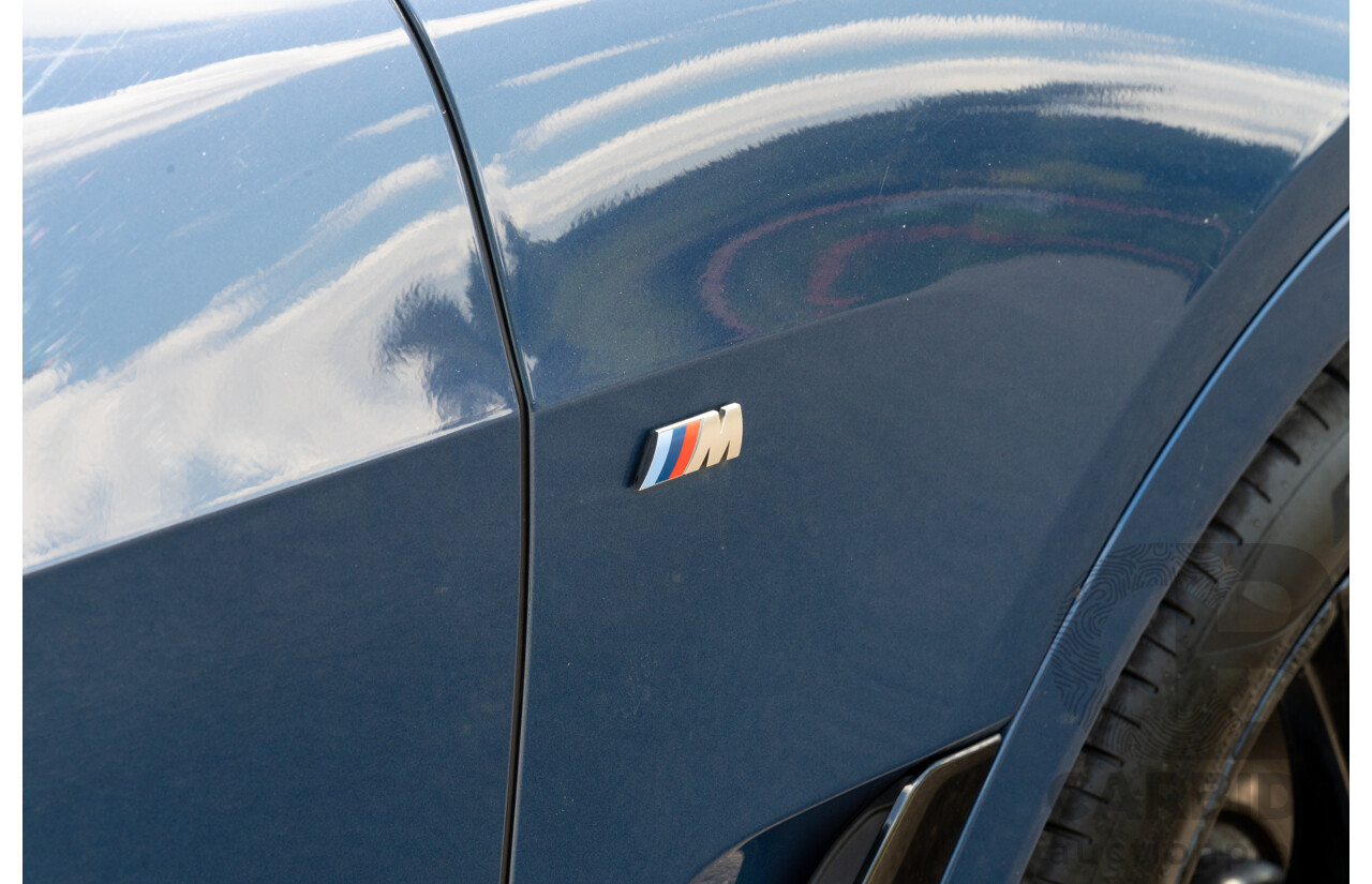 08/2020 BMW X7 M50i (AWD) G07 4d Wagon Phytonic Blue Metallic Twin Turbo V8 4.4L - 7 Seater