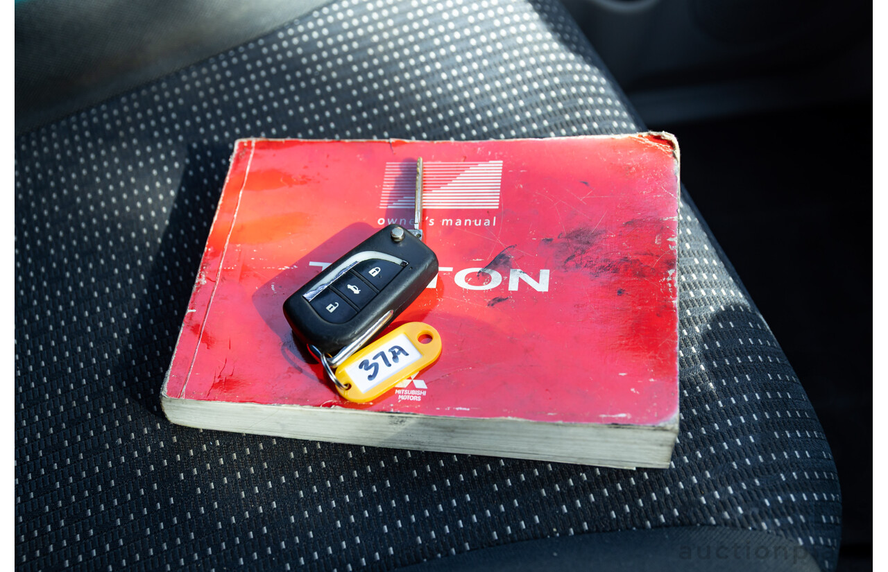 7/2012 Mitsubishi Triton GLX-R (4x4) MN MY12 Double Cab Utility Grey Turbo Diesel 2.5L