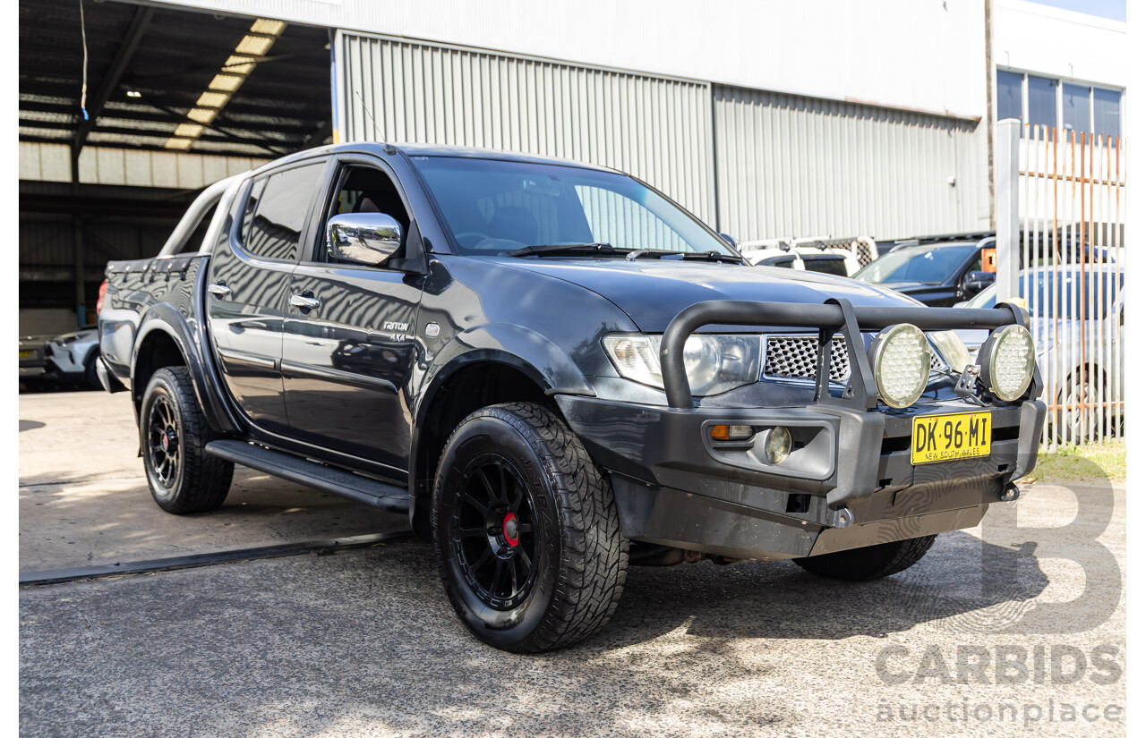 7/2012 Mitsubishi Triton GLX-R (4x4) MN MY12 Double Cab Utility Grey Turbo Diesel 2.5L