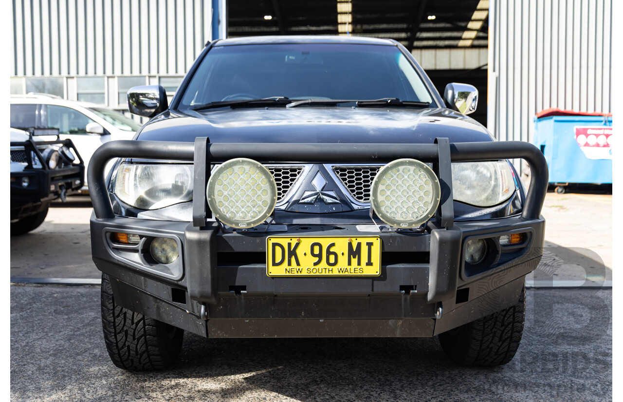 7/2012 Mitsubishi Triton GLX-R (4x4) MN MY12 Double Cab Utility Grey Turbo Diesel 2.5L