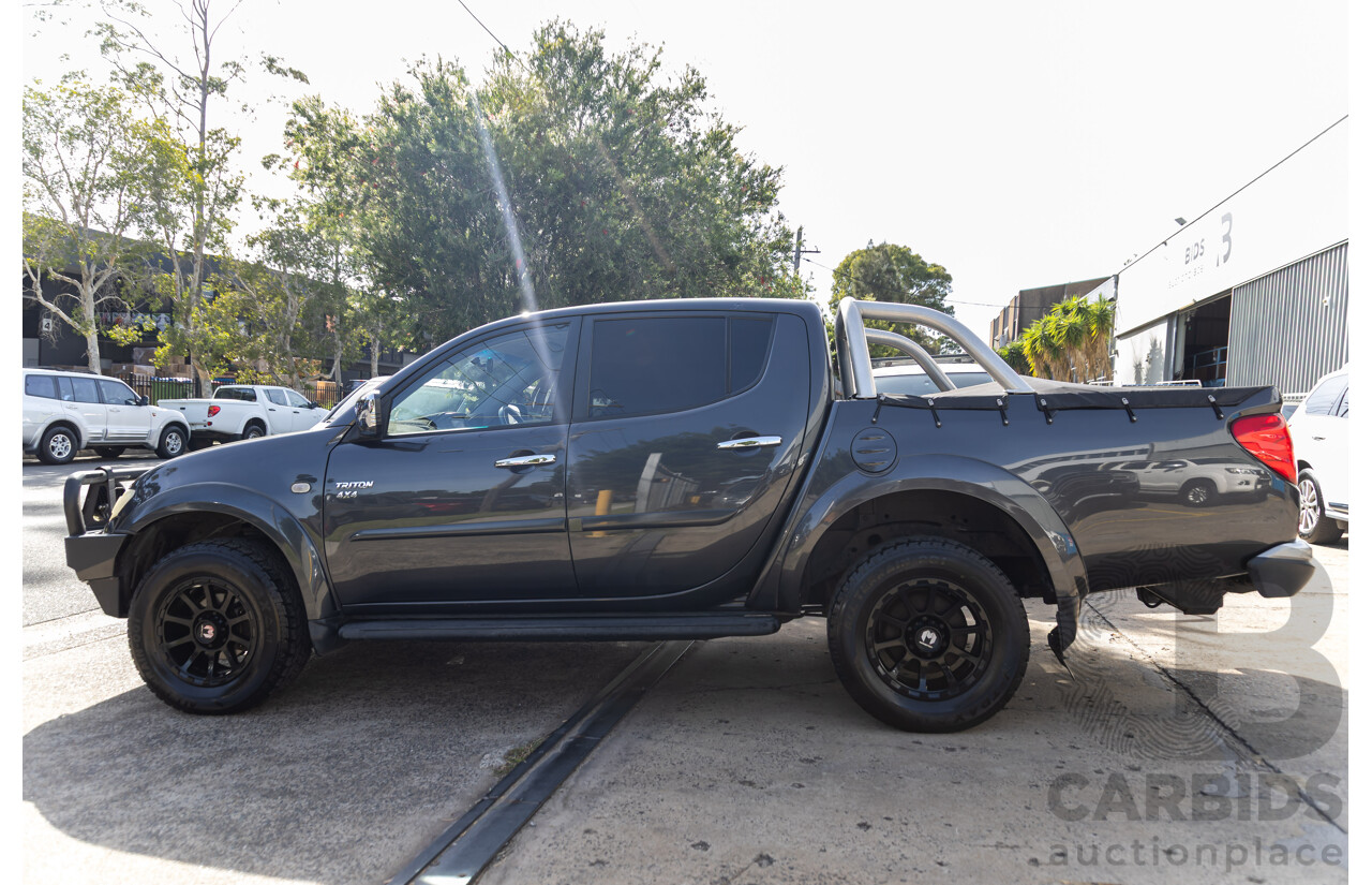 7/2012 Mitsubishi Triton GLX-R (4x4) MN MY12 Double Cab Utility Grey Turbo Diesel 2.5L
