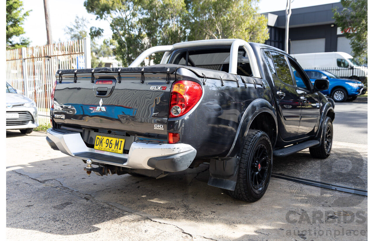 7/2012 Mitsubishi Triton GLX-R (4x4) MN MY12 Double Cab Utility Grey Turbo Diesel 2.5L