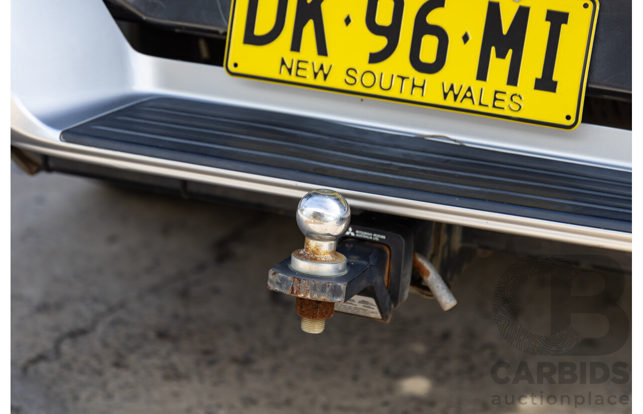 7/2012 Mitsubishi Triton GLX-R (4x4) MN MY12 Double Cab Utility Grey Turbo Diesel 2.5L