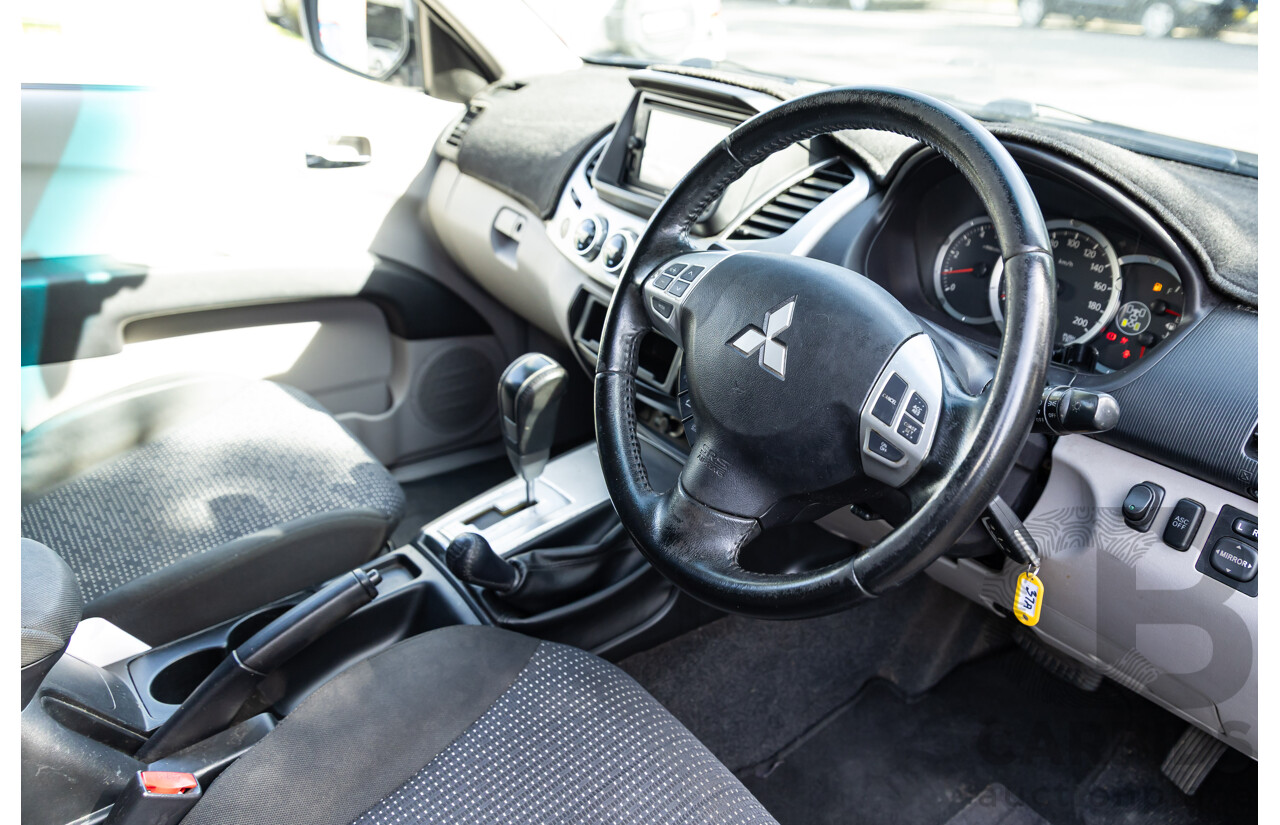 7/2012 Mitsubishi Triton GLX-R (4x4) MN MY12 Double Cab Utility Grey Turbo Diesel 2.5L