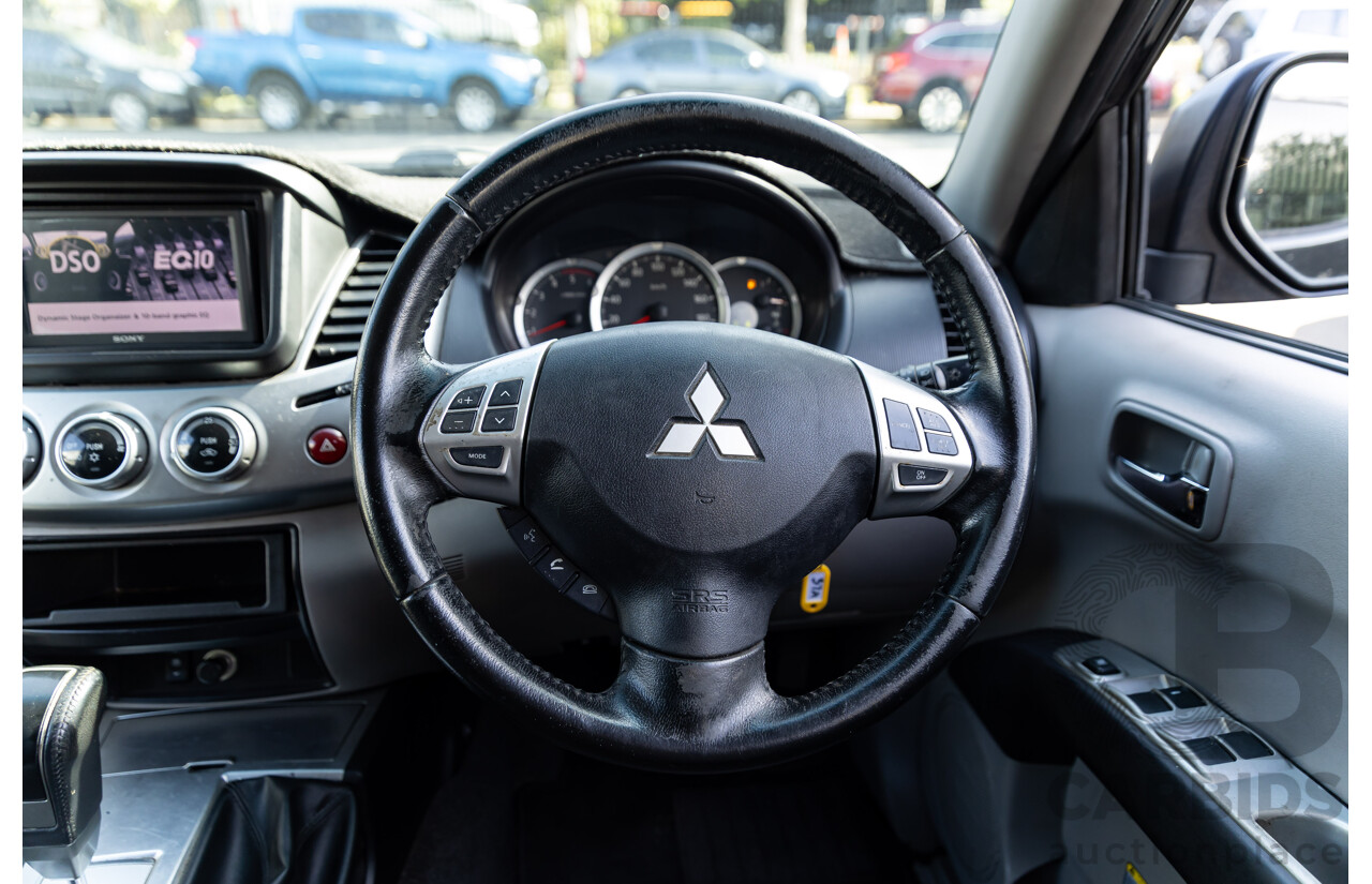 7/2012 Mitsubishi Triton GLX-R (4x4) MN MY12 Double Cab Utility Grey Turbo Diesel 2.5L