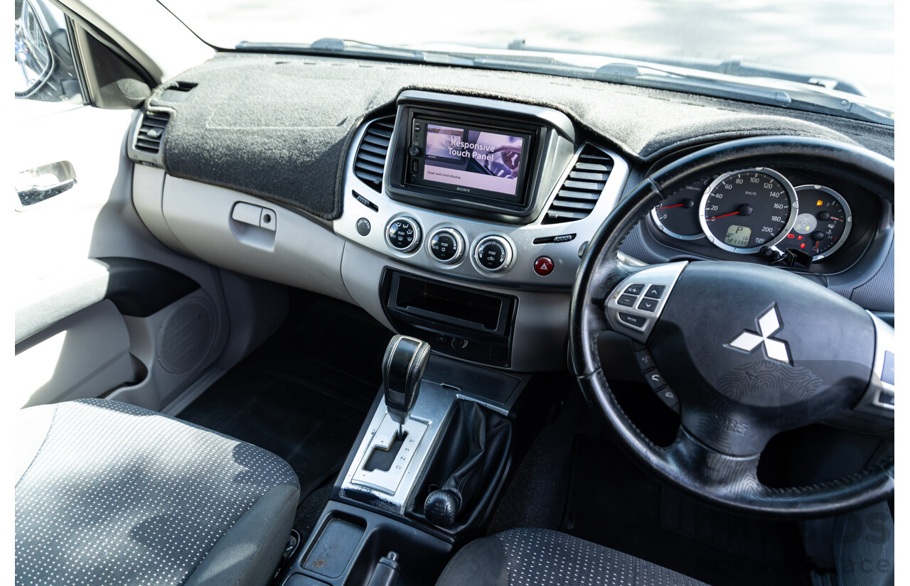 7/2012 Mitsubishi Triton GLX-R (4x4) MN MY12 Double Cab Utility Grey Turbo Diesel 2.5L