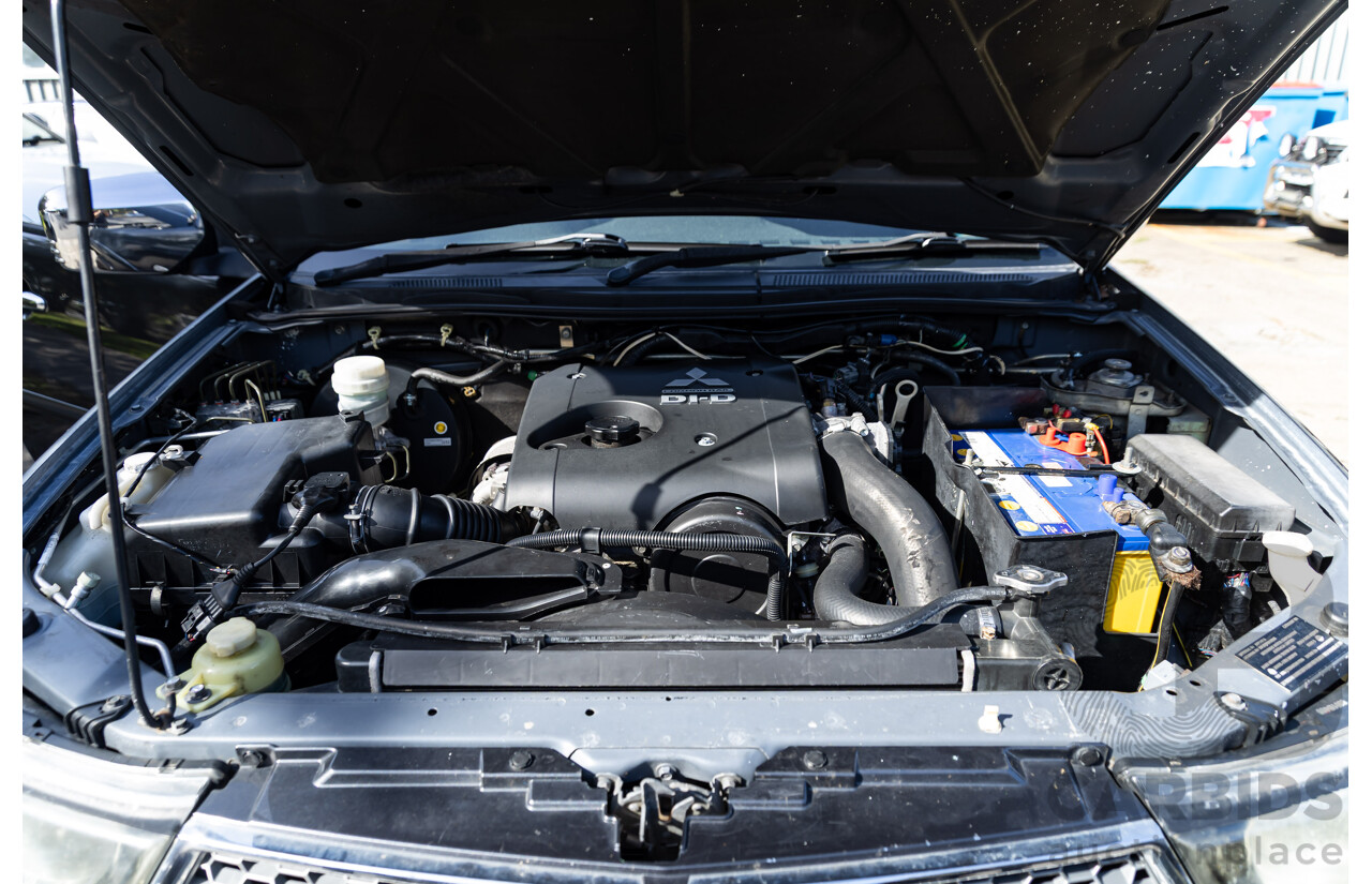 7/2012 Mitsubishi Triton GLX-R (4x4) MN MY12 Double Cab Utility Grey Turbo Diesel 2.5L