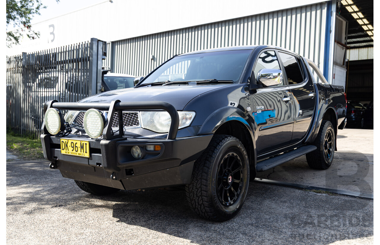 7/2012 Mitsubishi Triton GLX-R (4x4) MN MY12 Double Cab Utility Grey Turbo Diesel 2.5L