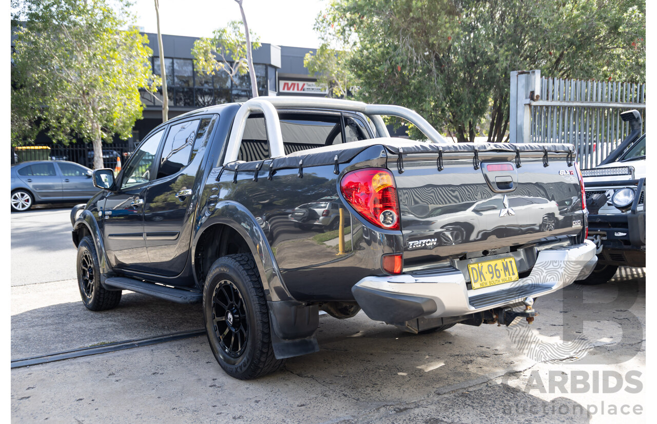 7/2012 Mitsubishi Triton GLX-R (4x4) MN MY12 Double Cab Utility Grey Turbo Diesel 2.5L