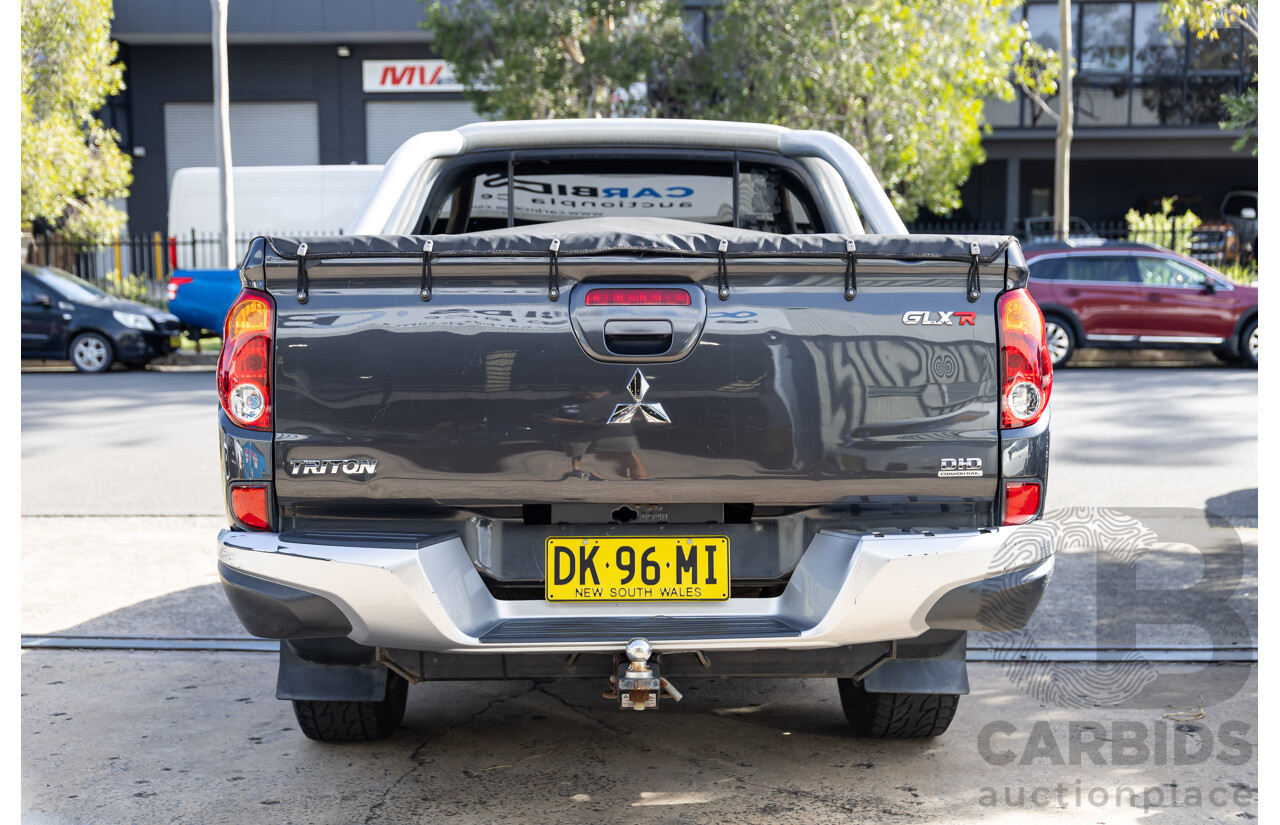 7/2012 Mitsubishi Triton GLX-R (4x4) MN MY12 Double Cab Utility Grey Turbo Diesel 2.5L