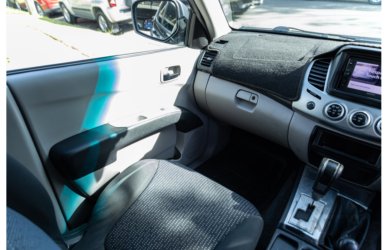 7/2012 Mitsubishi Triton GLX-R (4x4) MN MY12 Double Cab Utility Grey Turbo Diesel 2.5L